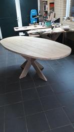 Eiken    eet tafel, 200 cm of meer, Nieuw, 100 tot 150 cm, Eikenhout