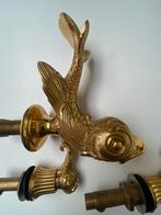 Bronze design dolfijnen badkamer kraanset verguld, Ophalen of Verzenden, Zo goed als nieuw, Overige typen