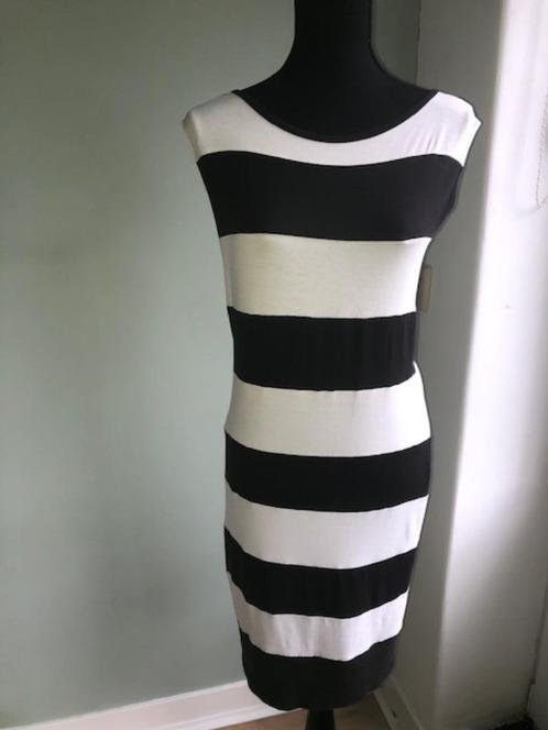 z.g.a.n. Prachtig zwart-wit jurkje maat L/40 van Anna v Toor, Kleding | Dames, Jurken, Zo goed als nieuw, Maat 38/40 (M), Zwart