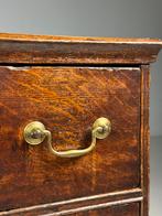 Engelse Ladekast 18e eeuw eiken, Huis en Inrichting, Ophalen, Eikenhout, 50 tot 100 cm, Zo goed als nieuw