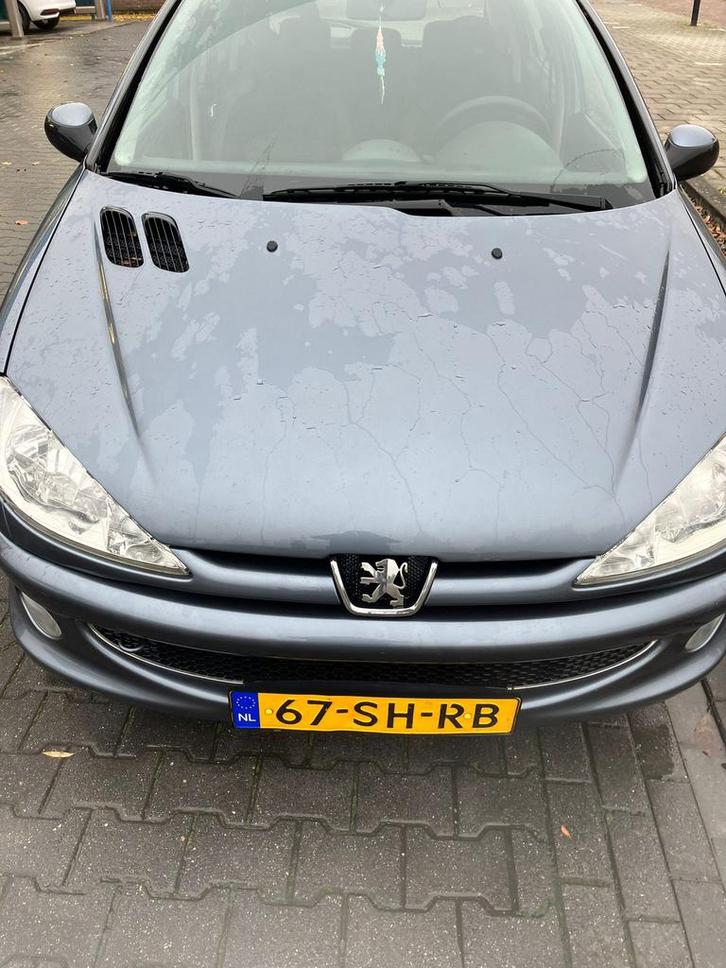Peugeot 206 1.4 5D 2006 Grijs NIEUWE APK t/m 13-01-2027, Auto's, Peugeot, Particulier, ABS, Airbags, Airconditioning, Boordcomputer