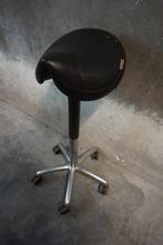 Score ergonomische zadelkruk kapperskruk amazone, Gebruikt, Zwart, Ophalen of Verzenden, Bureaukruk