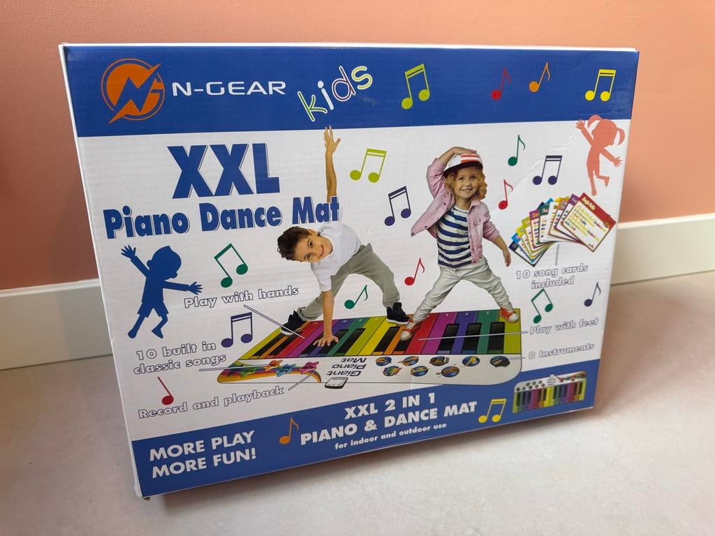 XXL Piano Dansmat - Plezier voor Jong en Oud!, Kinderen en Baby's, Ophalen of Verzenden, Nieuw, Speelkleed, Met geluid