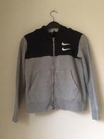 Nike Hoodie grijs/zwart maat 134/140, Trui of Vest, Ophalen of Verzenden, Zo goed als nieuw, Nike