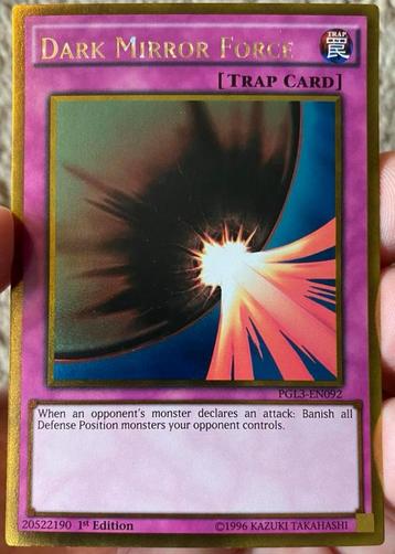 Yu-Gi-Oh! Dark Mirror Force PGL3 1st Edition ! beschikbaar voor biedingen