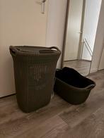 Wasmand CURVER antraciet 2x, Huis en Inrichting, Ophalen, Zo goed als nieuw, Grijs