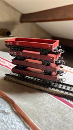 Te koop 4 lagebakwagons van marklin 4503, Wisselstroom, Gebruikt, Rails, Ophalen of Verzenden