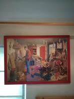 Ingelijste puzzel mannenhuishouden marius van dokkum, Hobby en Vrije tijd, Ophalen of Verzenden, 500 t/m 1500 stukjes