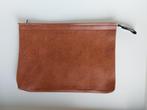 Leren aktetas/laptoptas zonder handvat - cognac kleur, Ophalen of Verzenden, 15 inch, Zo goed als nieuw, Hoechst