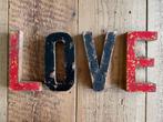 WOOOD Decoratieletters zwart/rood LOVE, Ophalen of Verzenden, Zo goed als nieuw