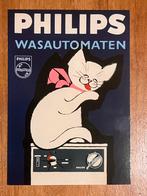 Philips Wasautomaten. Wasmachine Reclamekaart Kat 1964, Verzamelen, Ophalen of Verzenden, Overige typen