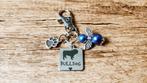 Sleutelhanger Bulldog RVS met beschermengeltje, Verzenden, Nieuw