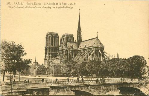 (376-172-009) Paris Notre Dame, Verzamelen, Ansichtkaarten | Buitenland, Frankrijk, Verzenden