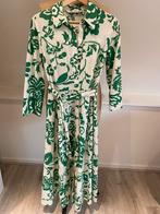 Groen witte blouse jurk, Zara, Zara, Ophalen of Verzenden, Zo goed als nieuw, Maat 36 (S)