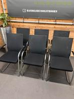 Stapelbare vergaderstoelen (12 stuks) Flexi Comfort, Ophalen, Zwart, Xx, Metaal