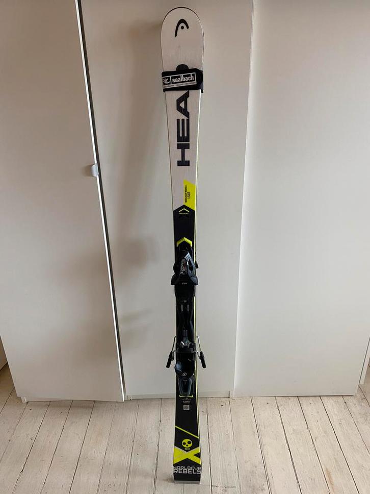 Head Worldcup Rebels I.SLR ski’s - 160 cm - incl. bindingen, Sport en Fitness, Skiën en Langlaufen, Zo goed als nieuw, Ski's, Head