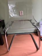 Eettafelstoelen, doorzichtig, Huis en Inrichting, Stoelen, Ophalen, Gebruikt, Twee, Overige kleuren