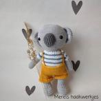 Handgemaakte knuffel koala, Ophalen of Verzenden, Nieuw, Haken, Overige typen