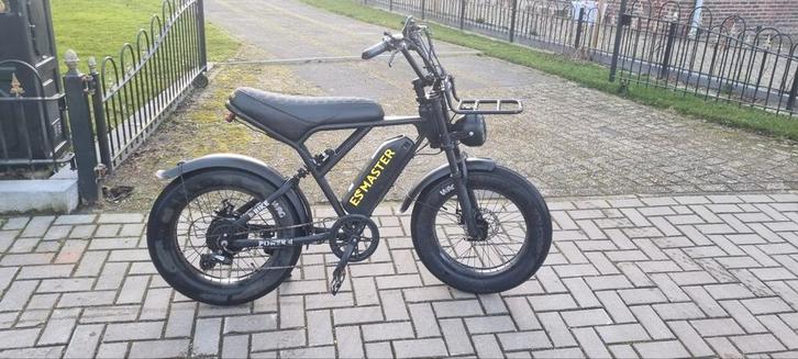 Fatbike / E-bike - Stoere look!, Fietsen en Brommers, Elektrische fietsen, Gebruikt, Overige merken, 51 tot 55 cm, 30 tot 50 km per accu