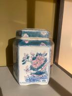 Vintage Bloemenpot met Deksel, Verzamelen, Blikken, Ophalen of Verzenden, Gebruikt, Overige, Overige merken