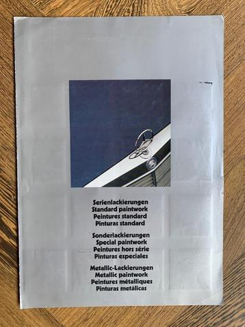 Kleuren folder Mercedes-Benz personenwagens 1980 izgs beschikbaar voor biedingen