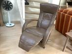 Releaxstoel in Taupe, echt als nieuw!, Huis en Inrichting, Fauteuils, Ophalen, Zo goed als nieuw, Minder dan 75 cm, 50 tot 75 cm