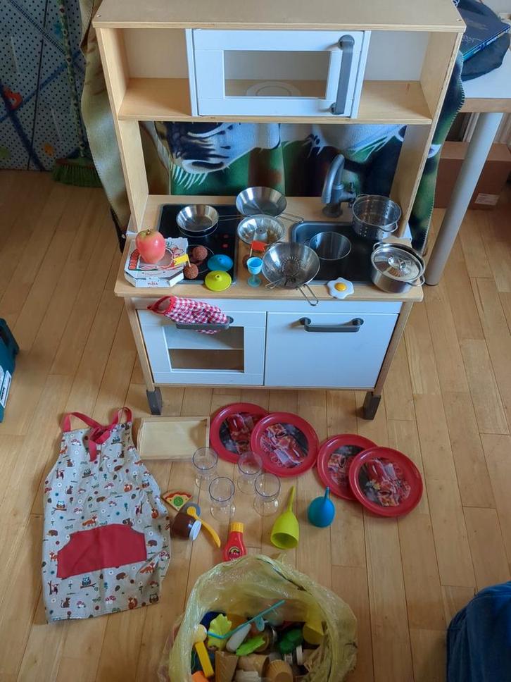 IKEA speel keuken IKEA DUKTIG keukentje kinder kook set hema, Kinderen en Baby's, Speelgoed | Speelkeukens, Ophalen
