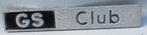 Citroën GS Club embleem, 70er jaren, Verzenden, Gebruikt, Auto's