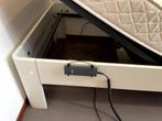 Aupingbed Auronde  eenpersoons, elektrisch, incl. matras., Huis en Inrichting, Ophalen, 90 cm, Eenpersoons, Wit