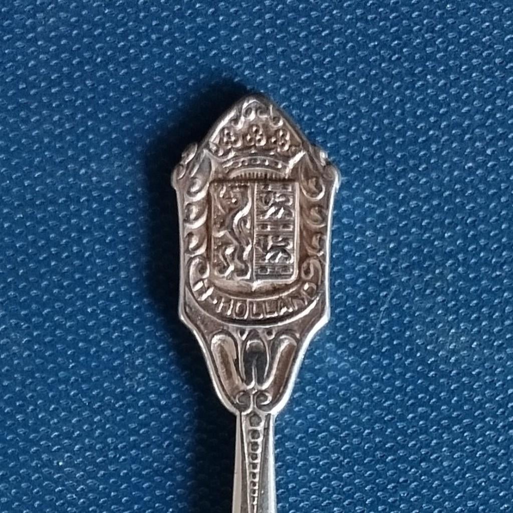 verzilverd lepeltje provincie Noord-Holland (VZS 90), Ophalen of Verzenden