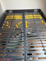 Bed Frame, Zwart, Tweepersoons, Zo goed als nieuw, 200 cm