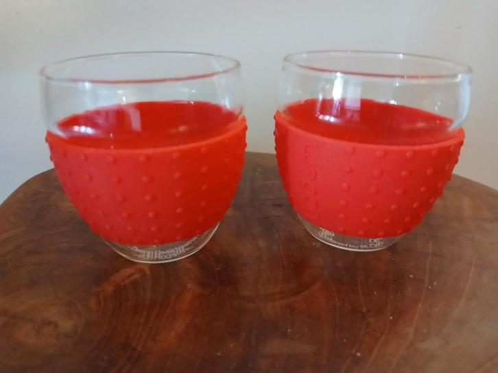 2 Bodum Pavina glazen/ kopjes.Nieuw., Huis en Inrichting, Keuken | Servies, Nieuw, Glas of Glazen, Overige stijlen, Glas, Ophalen of Verzenden