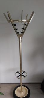Staande kapstok vintage mooie aluminium kleur hoogte  1.85 m, Gebruikt, Minder dan 100 cm, Metaal, Ophalen