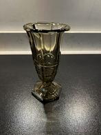Art Deco vaas, rookglas, Czecho Slovakia., Ophalen of Verzenden