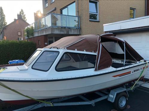 Rana 15, Watersport en Boten, Vis- en Consoleboten, Gebruikt, 10 tot 30 pk, 3 tot 6 meter, Benzine, Buitenboordmotor, Polyester