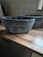 Ovale bloempotten voor binnen, Tuin en Terras, Bloempotten, Binnen, Ophalen of Verzenden, Overige vormen, Aardewerk
