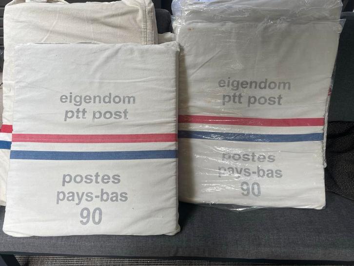 Canvas Pallet kussen Vintage PTT Postzak Nederland, Antiek en Kunst, Antiek | Kleden en Textiel, Ophalen