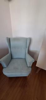 Oorfauteuil Strandmon mintgroen, Huis en Inrichting, Fauteuils, Ophalen, Gebruikt, 75 tot 100 cm, Stof