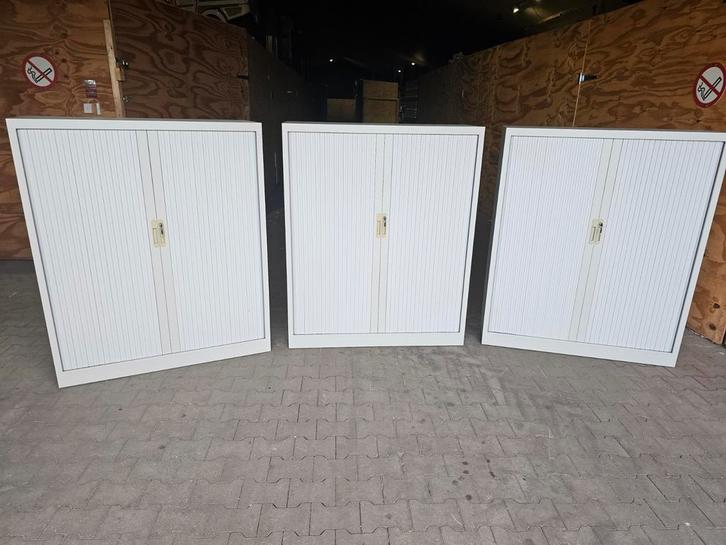 Middelhoge roldeurkasten/archiefkasten (zie foto's en tekst), Huis en Inrichting, Kasten | Roldeurkasten en Archiefkasten, Gebruikt