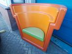 Pop art vintage polyester tuinstoel bloempotstoel jaren 70, Ophalen