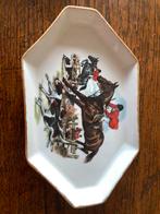 Schaaltje met jachttafereel limoges France, Ophalen, Porselein, Overige stijlen, Schaal of Schalen
