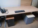 Aspa slinger bureaus 200 x 100 cm nieuwe bladen !, Ophalen of Verzenden, In hoogte verstelbaar, Zo goed als nieuw, Bureau