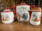 Oud porseleinen theeservies, Antiek en Kunst, Antiek | Keramiek en Aardewerk, Ophalen of Verzenden