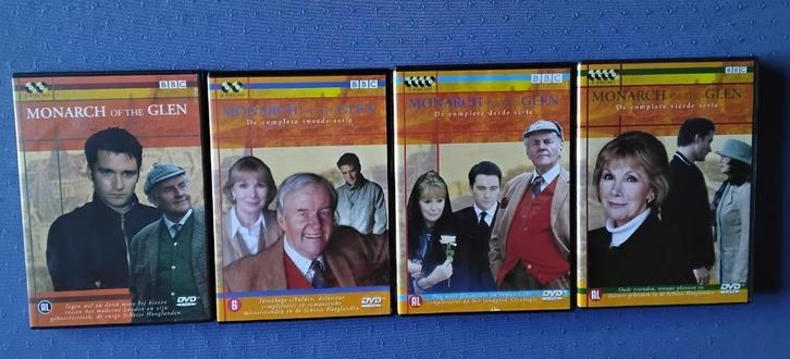 DVD monarch of the glen complete seizoenen 1 t/m 4, Cd's en Dvd's, Dvd's | Tv en Series, Zo goed als nieuw, Overige genres, Boxset