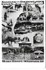 E57 Emmen  Noorder Dieren- en wildpark, Verzamelen, Ansichtkaarten | Nederland, Ophalen of Verzenden, Gelopen, Drenthe