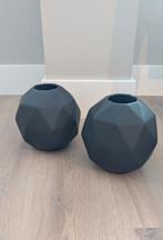 Antraciet Vazen - Stijlvolle Woondecoratie, Huis en Inrichting, Woonaccessoires | Vazen, Ophalen of Verzenden, Overige kleuren
