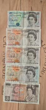 Bankbiljetten Engeland, Postzegels en Munten, Bankbiljetten | Europa | Niet-Eurobiljetten, Ophalen of Verzenden, Overige landen