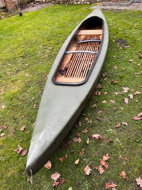 Canadese kano • carbon • niet lek, Watersport en Boten, Kano's, Gebruikt, Canadese kano of Open kano, Twee personen, Ophalen