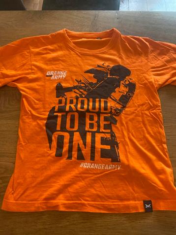 Max Verstappen Orange Army T-shirt Maat 152 beschikbaar voor biedingen
