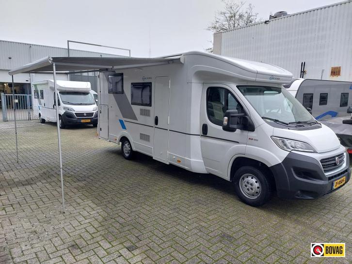 Sun Living S70-SL MODEL 2019 + FIETSENREK, Caravans en Kamperen, Campers, Bedrijf, tot en met 5, Half-integraal, Sun Living, Fiat
